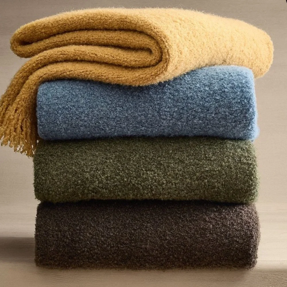 New: Pottery Barn 80 x 55 Acrylic Throw Blanket